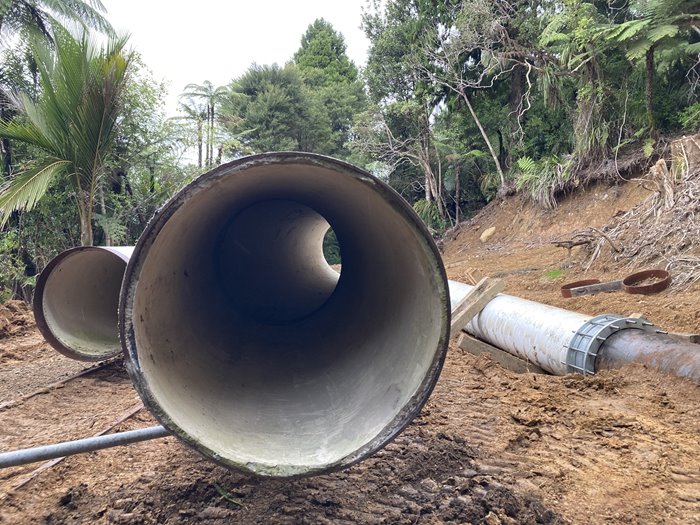 Image of a replacement watermain