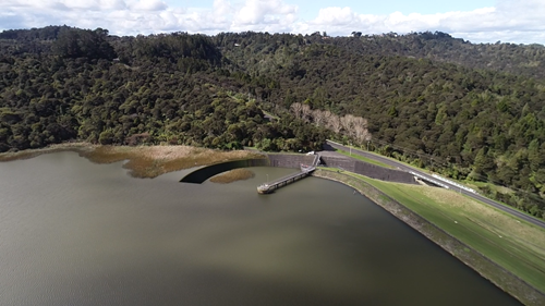 The replacement plant will treat water from four dams in the Waitakere Ranges.